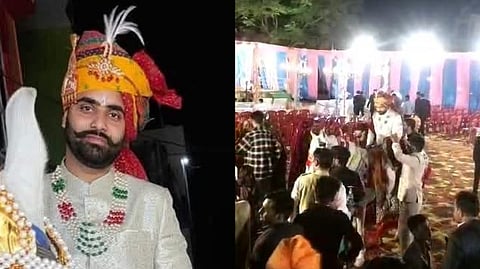 The groom, identified as Pradip Jat possibly suffered a silent heart attack.