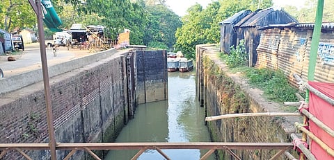 The abandoned ‘Coast Canal’ near Jamkunda in Baliapal.
