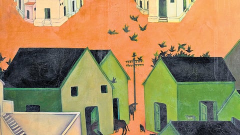‘Speechless City’, 1975, collection: Kiran Nadar Museum of Art