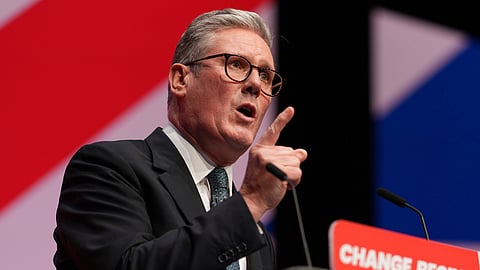 Labour party leader and Britaish Prime Minister Keir Starmer