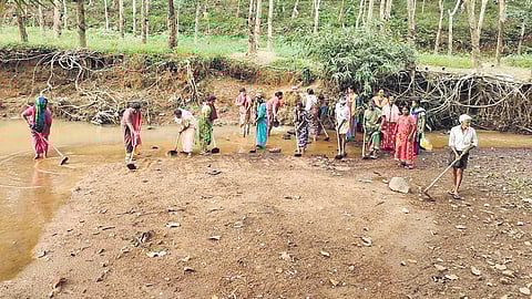 Retrieving the stalled watercourses, ensuring smooth flow of water through channels and restoring and revitalising the entire watercourse system are the primary objectives of the initiative.