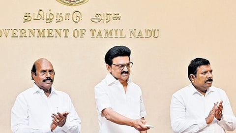 The Cheyyur-Vandavasi-Polur road was inaugurated by CM Stalin through video conferencing
