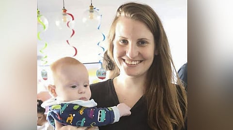 This undated photo provided by Hostages Family Forum shows Shiri Bibas, who was abducted and brought to Gaza on Oct. 7, 2023