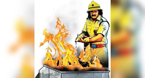 Even in industries, fire safety which should be discussed at board meetings, gradually takes a back seat. In high-rise buildings, there should be a fire audit every three months.