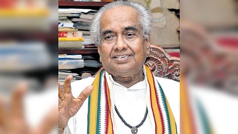 Odissi dancer Guru Mayadhar Raut.