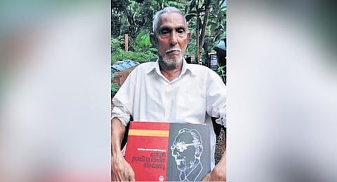 Njattyela Sreedharan with Chathur Dravida Bhasha Nighandu