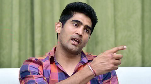 Professional boxer and 2008 Beijing Olympics bronze medalist Vijender Singh.