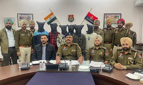 Punjab Police have arrested six youths, alleged Khalistan sympathisers, for hoisting a Khalistani flag and writing pro-Khalistan slogans on the boundary wall.