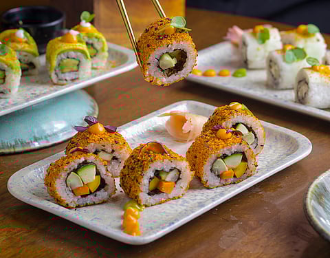 Veggies Dragon Roll Sushi