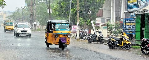 Oothu in Tirunelveli district received 8 cm rainfall, and 7 cm each was recorded in Nalumukku and Kakkachi, both in Tirunelveli, on Saturday.