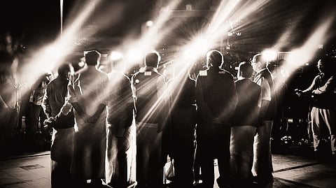 Rahul Gandhi posted a picture of Kerala Congress leaders on Facebook, writing, "They stand as one, united by the light of purpose ahead."