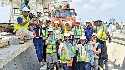 The project remains on track, with plans to open the corridor for passenger services by late 2025, officials said.