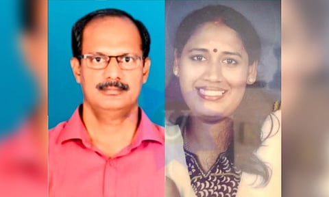 The deceased, identified as Krishnakumar (52) of Erattukulam house, is suspected to have taken his own life after allegedly murdering his wife Sangeetha (48) in Coimbatore.