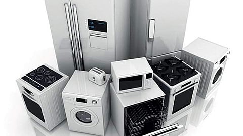 Image of home appliances used for representative purpose.