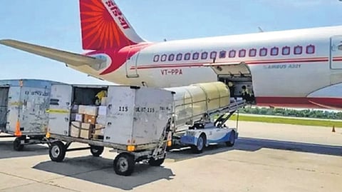 In 2024, cargo from Hyderabad went to over 20 international destinations via passenger and freighter flights.