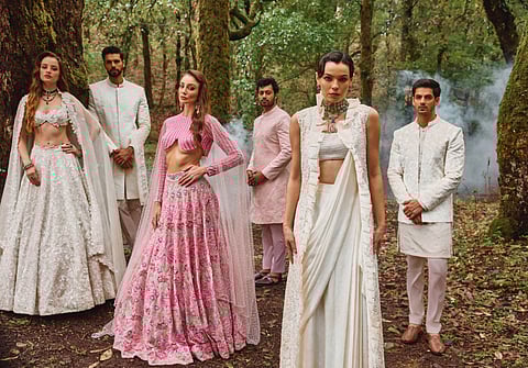 The harmony between past and present is woven into every element of his designs