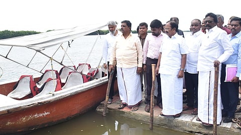 Tourism minister inspects ongoing tourism development projects.