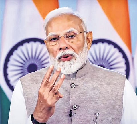 Future of nation determined by
investments in innovation: Modi