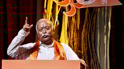 RSS chief Mohan Bhagwat.