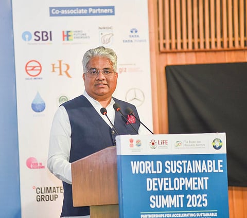 Bhupendra Yadav spoke at an inaugural address at the World Sustainable Development Summit 2025 organised by The Energy and Resources Institute (TERI).