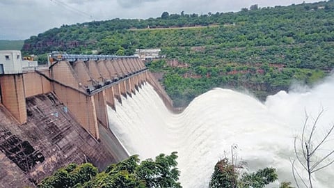 Srisailam Dam.