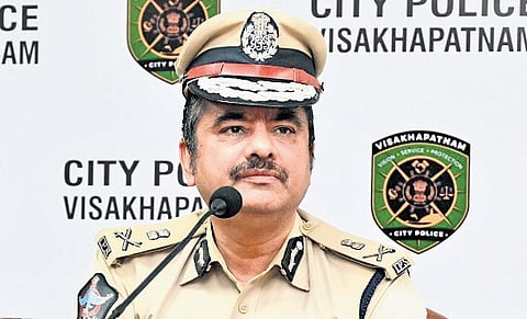 Visakhapatnam CP Dr Shanka Brata Bagchi.