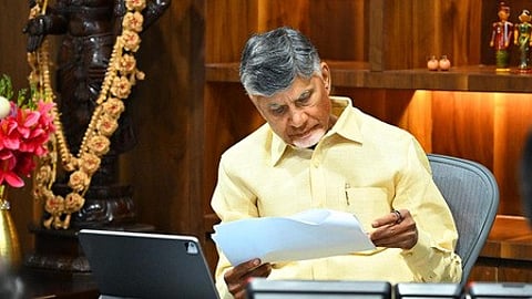 Andhra Pradesh CM N Chandrababu Naidu.