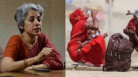 Former WHO chief scientist Soumya Swaminathan urged hospitals, local governments, and employers to take proactive measures to tackle the burtal summer season.