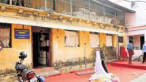 The house of Mathura Das at Mattancherry, where Gandhiji stayed during his historic visit to Kerala.