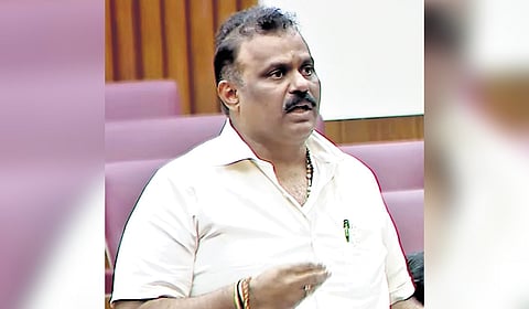 Revenue Minister Anagani Satya Prasad