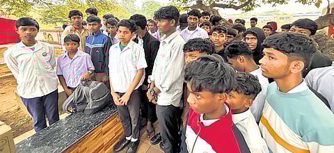 Students of ST and SC Development department-run Basipitha high school in Mayurbhanj district who stepped out of their hostel on February 25 midnight and trekked miles to register complaints of poor living conditions in the hostel with the collector.