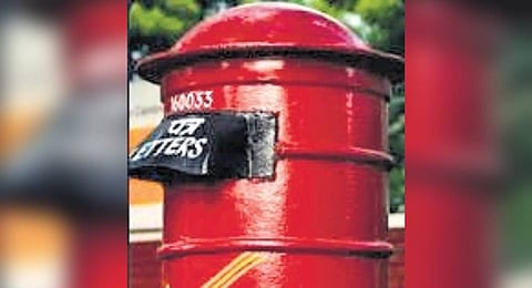 When the postman arrived to open the letterbox two weeks ago, the letterbox was missing. Despite attempts by postal department officials, it could not be found