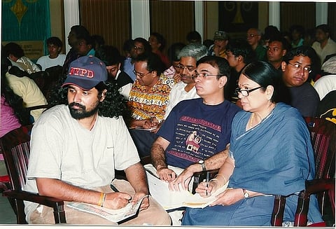 Saranya Jayakumar at a quiz in 2012