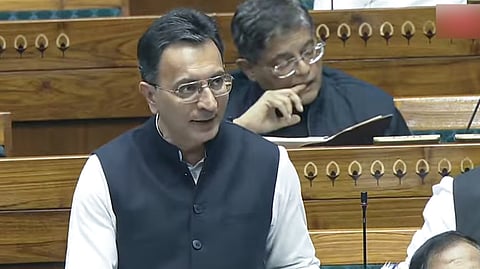 Union Minister of State for Commerce and Industry of India Jitin Prasada addresses the Parliament.