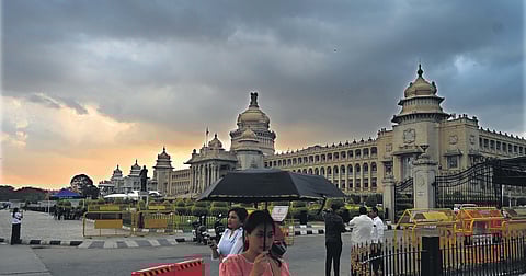 The long spell of dry weather ended in Bengaluru on Tuesday evening with several localities receiving rain.