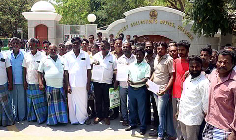 Around 100 load workers of the Tamil Nadu Civil Supplies Corporation petitioned the collector on Monday over the employment of contract workers by the department when ration shops are allocated to different taluks.