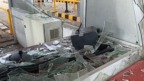 250 people have been booked for attacking the toll plaza and breaking the glass panes of the counters at Lakshmipuran near Batlagundu in Dindigul district