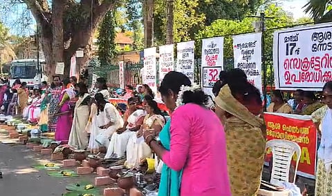 ASHA workers from distant locations plan to remain in the area for the upcoming Secretariat protest on March 17.