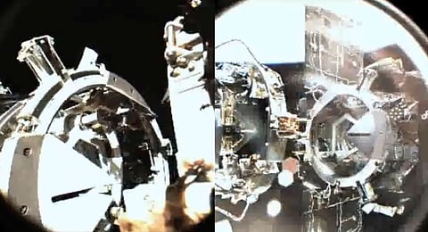 The two satellites, weighing 220 kg each, were launched into the 470 km circular orbit at a 55-degree inclination with a local time cycle of 66 days.