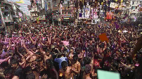 As Holi coincided with the second Friday prayers during the holy Islamic month of Ramzan, security -- including increased patrolling and picketing -- was beefed up in several states.