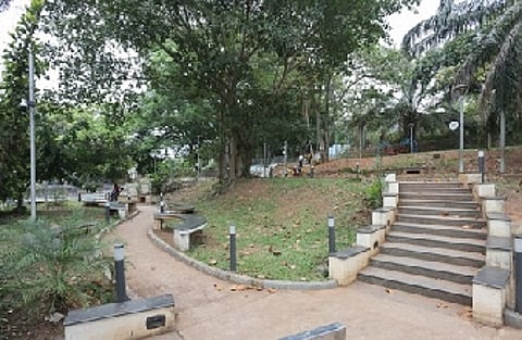 Captain Lakshmi Park in Thiruvananthapuram