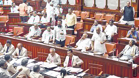 Narayanaswamy said, “The development in the state is zero. The government has a total debt of approximately Rs 7 lakh crore so far.”