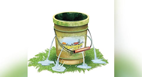 A video showing the residents of SC colonies in Thiruvedagam speaking about the common toilet also went viral on social media.