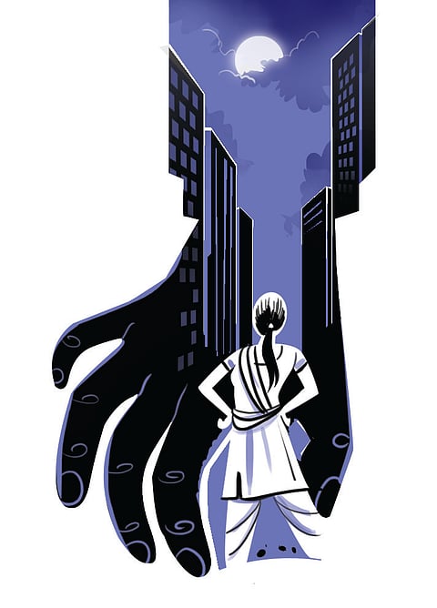 According to the complaint, Yohannan forcefully entered Omana’s residence on Sunday evening and tried to physically assault them.