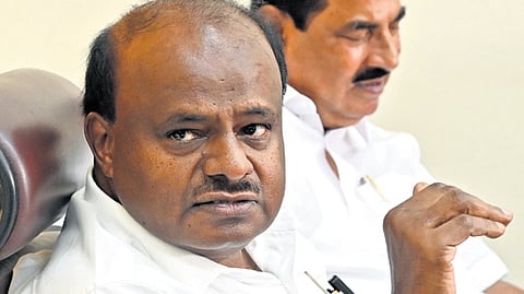 Kumaraswamy said the land in question was purchased 40 years ago, and he will fight against this government’s “conspiracy” through legal means.
