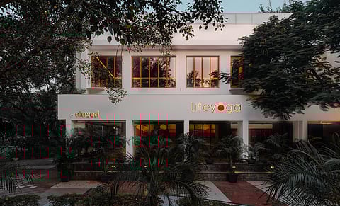 LifeYoga facade facing malcha road