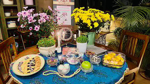 Haft-Seen table at The Café at Saanchi