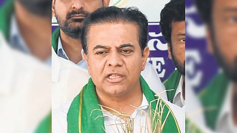 BRS working president KT Rama Rao accused the government of making empty promises to vulnerable people.