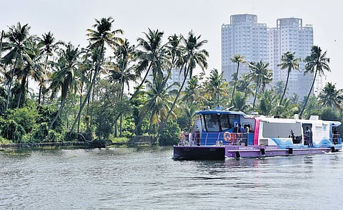 India's first Water Metro started its service through the Vyttila Kakkanad direction