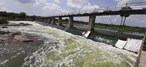 Echambadi dam near Harur .